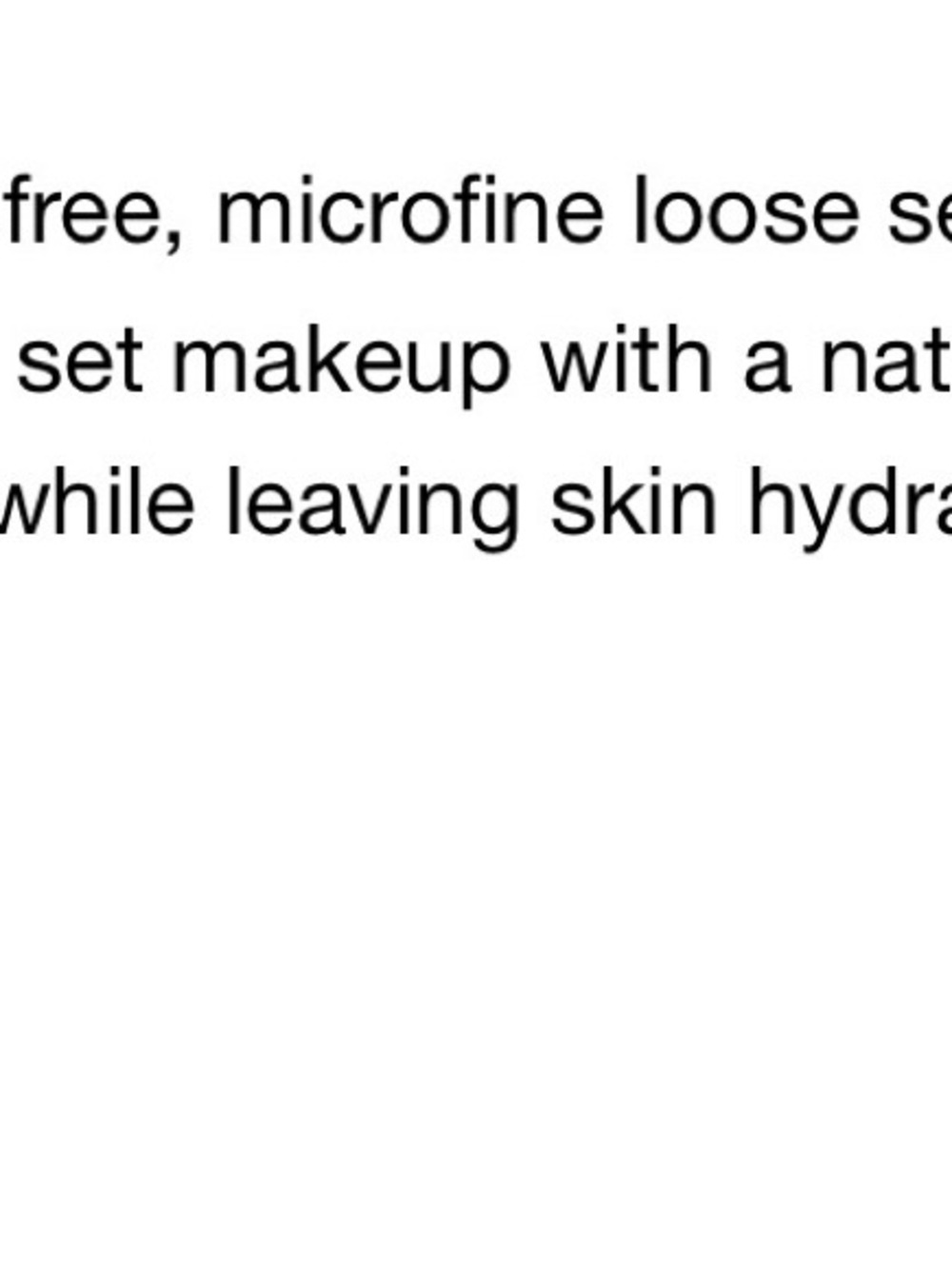 Loose Setting Powder -translucent - Picture 7 of 7